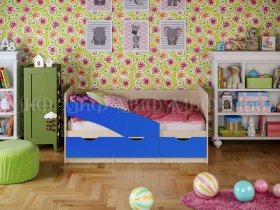 Кровать детская Бабочки 2,0 м в Депутатском - deputatskij.mebel-nsk.ru | фото