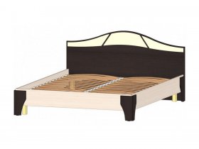 Кровать двуспальная 1,6 м Верона (Линаура) в Депутатском - deputatskij.mebel-nsk.ru | фото