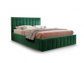 Кровать мягкая 1,6 Вена стандарт, вар.1 в Депутатском - deputatskij.mebel-nsk.ru | фото