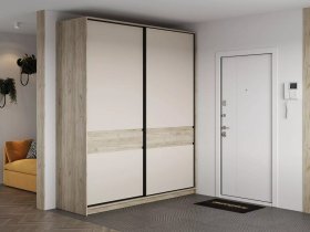 Шкаф-купе Бостон ШК-005 (2.0 м) (дуб крафт серый/кашемир) в Депутатском - deputatskij.mebel-nsk.ru | фото